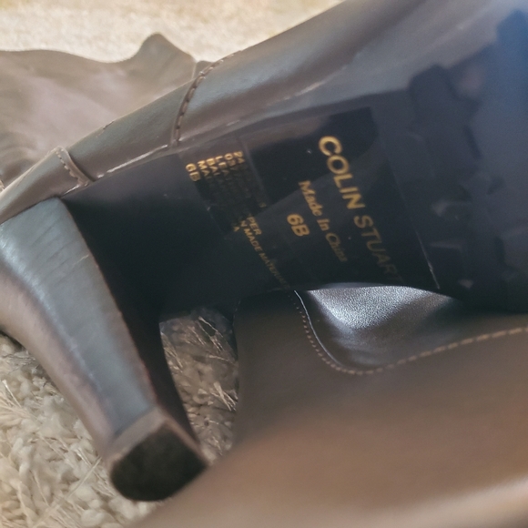 Colin Stuart Taupe Tall Boots - Picture 5 of 6